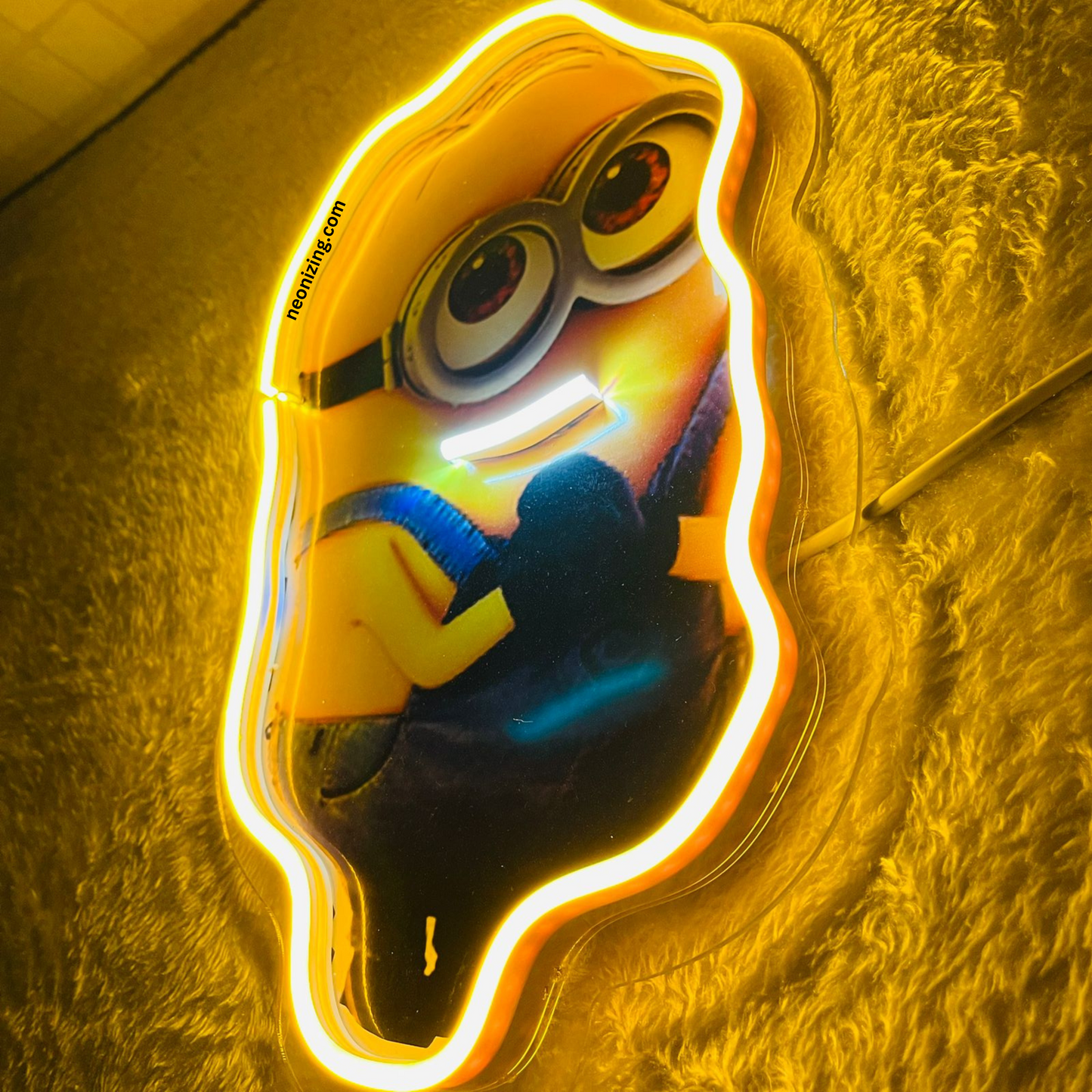 Minion Neon Artwork - Luminous Minion Madness