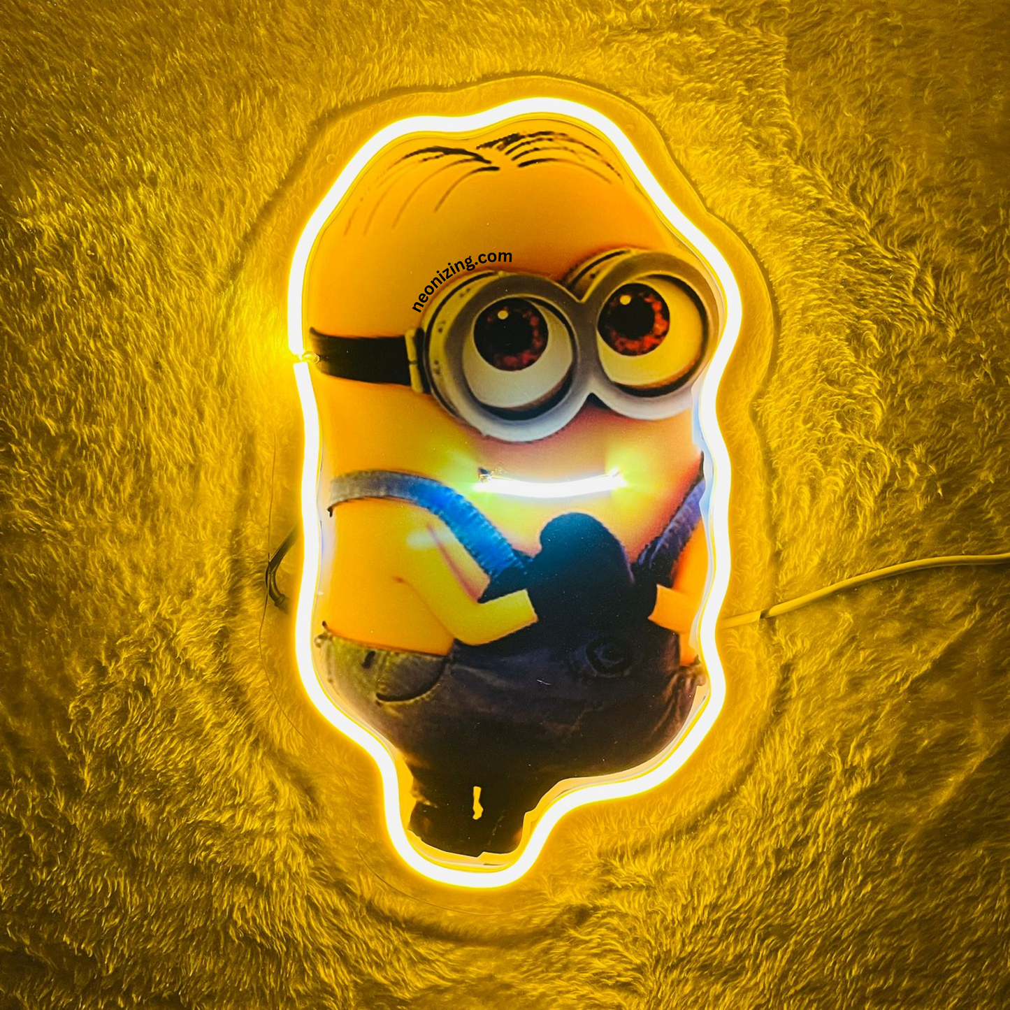 Minion Neon Artwork - Luminous Minion Madness