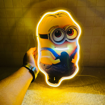 Minion Neon Artwork - Luminous Minion Madness