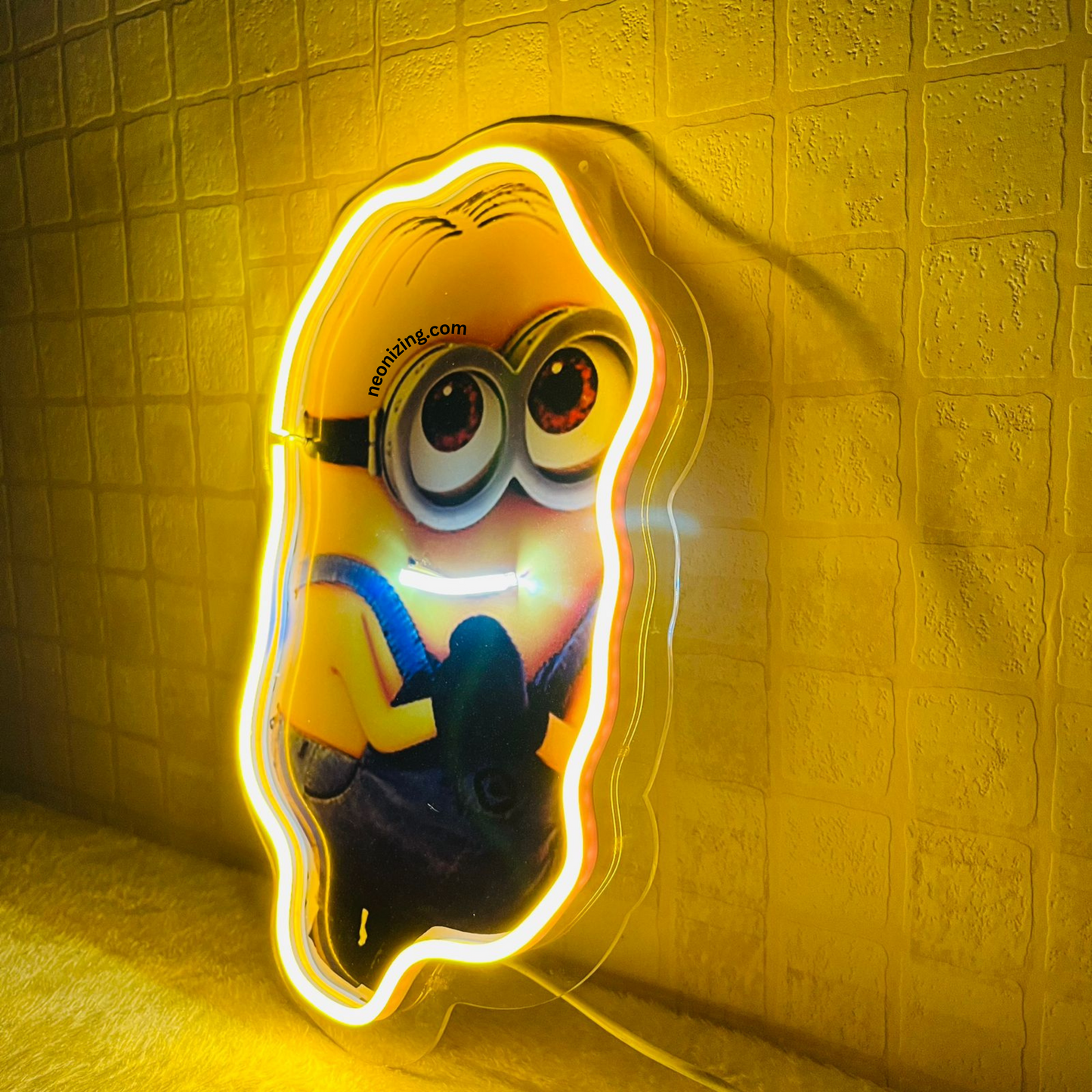 Minion Neon Artwork - Luminous Minion Madness