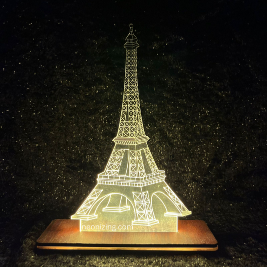Eiffel Tower LED Lamp - Charm of Paris in Lights