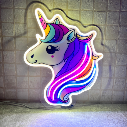 Unicorn Neon Artwork - Add a Touch of Unicorn Magic to Your Decor
