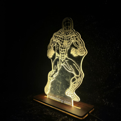 Spiderman LED Lamp - Swing into Light with Marvel's Hero