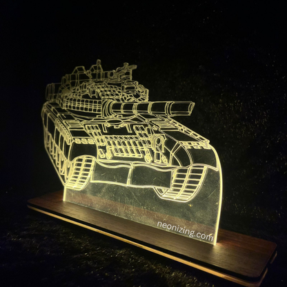 Army Tank LED Lamp - Military Might in Lights