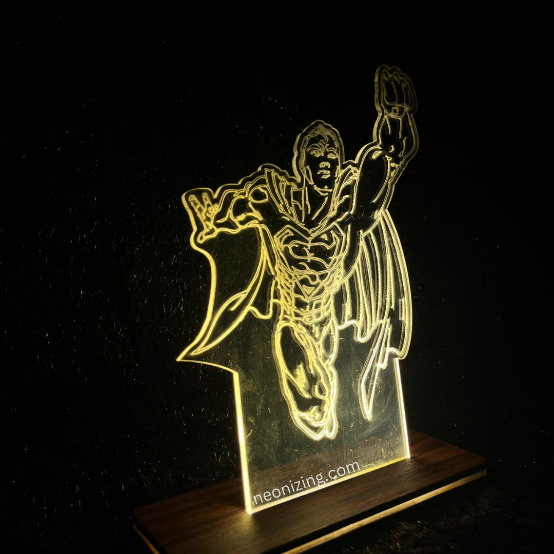 Superman LED Lamp - Heroic Illumination