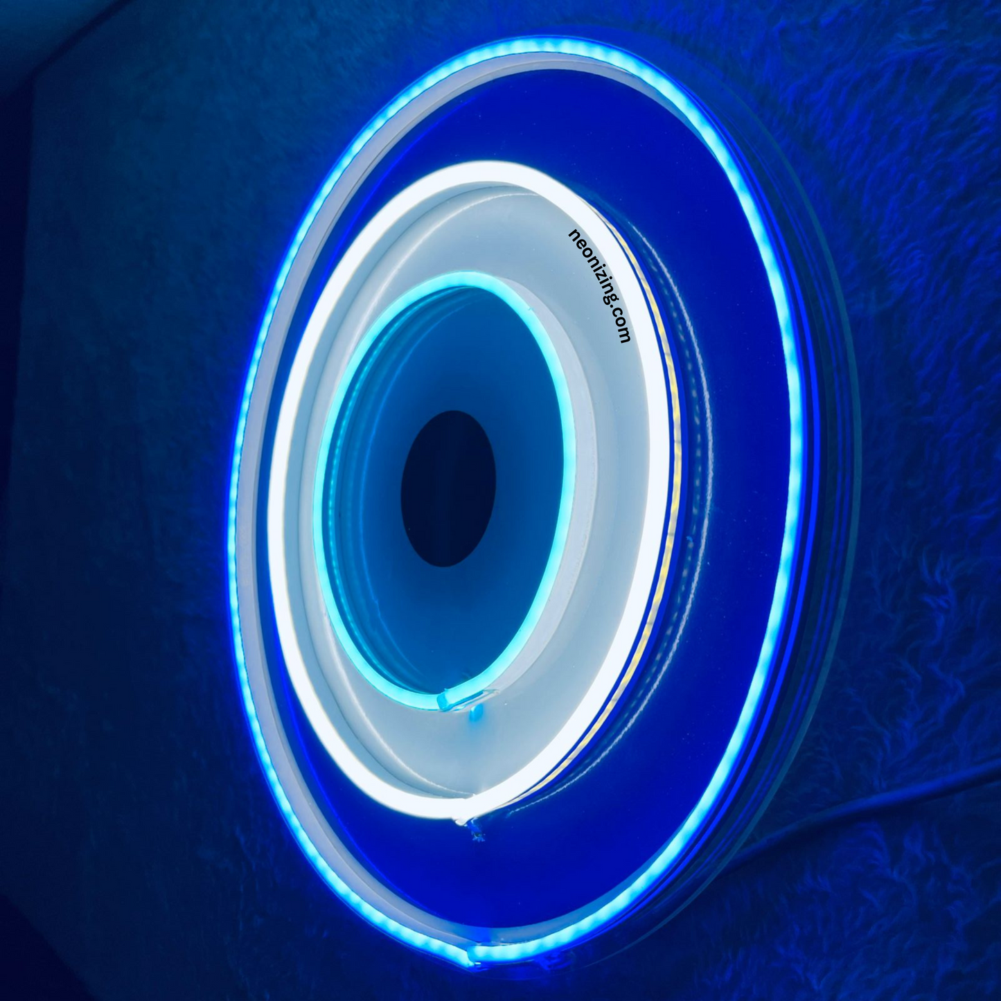 Evil Eye Neon Artwork - Neon Artistry for Protection