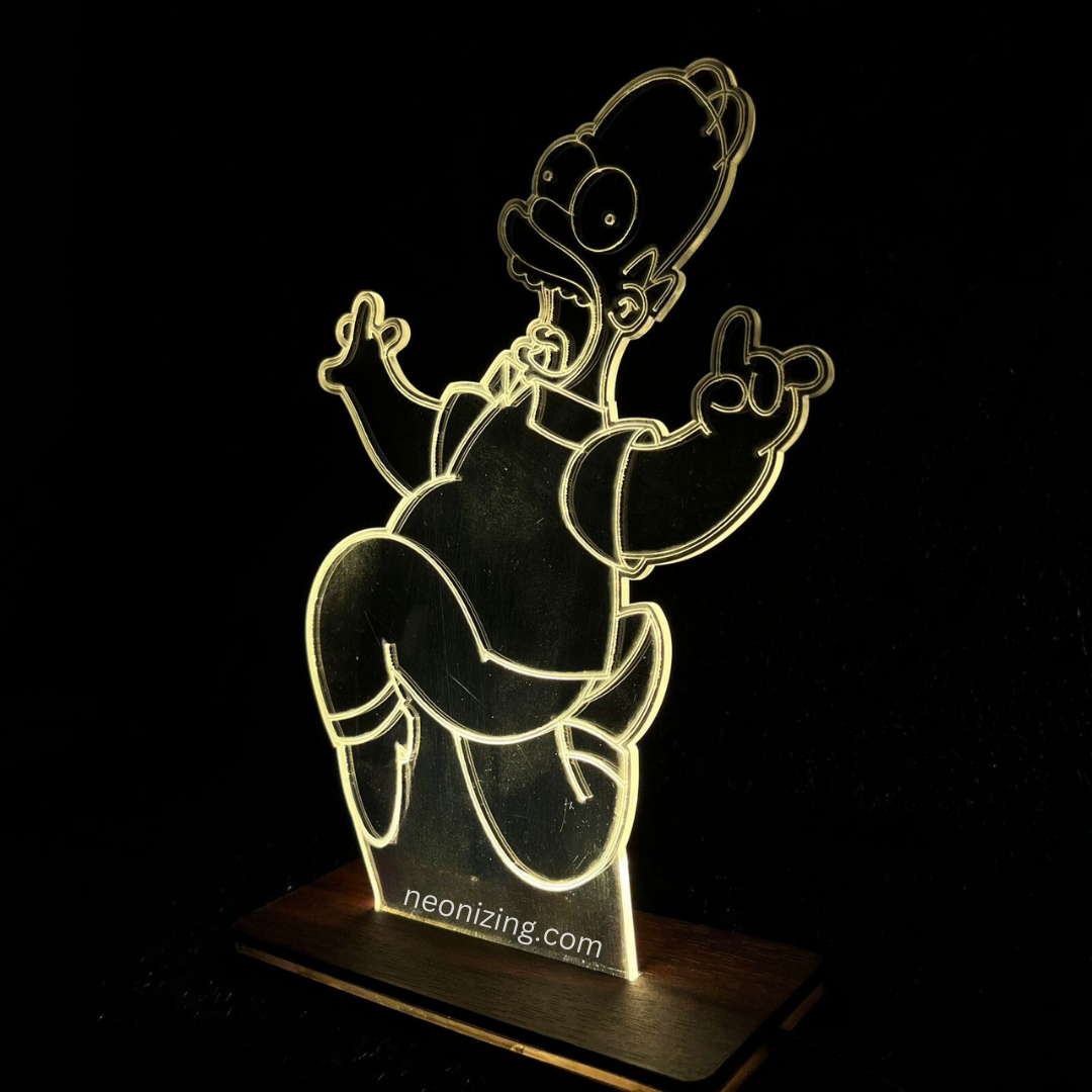 Homer Simpson LED Lamp - Add Humor and Light to Your Decor