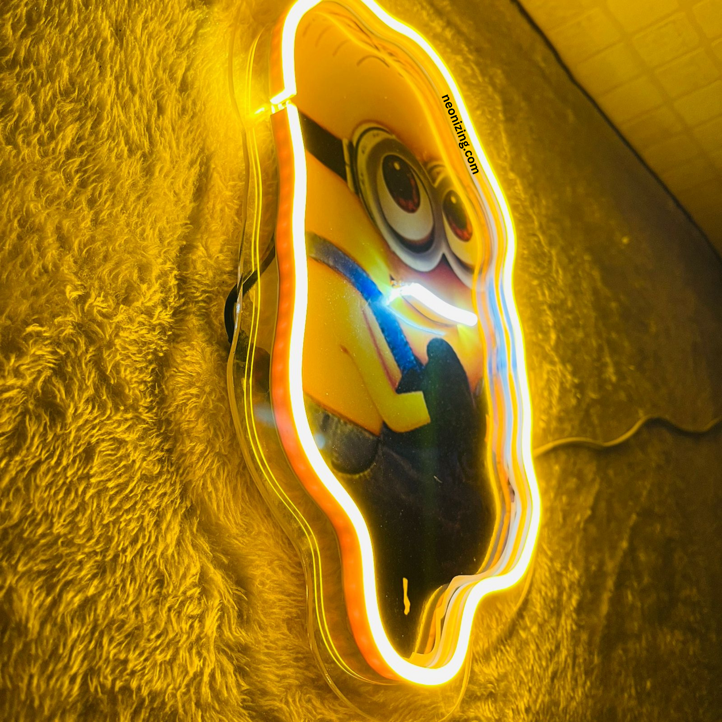 Minion Neon Artwork - Luminous Minion Madness