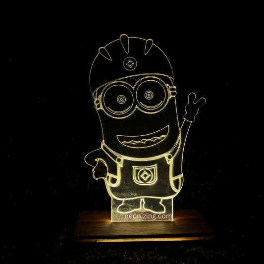 Minion Madness LED Lamp - Perfect for Kids' Rooms
