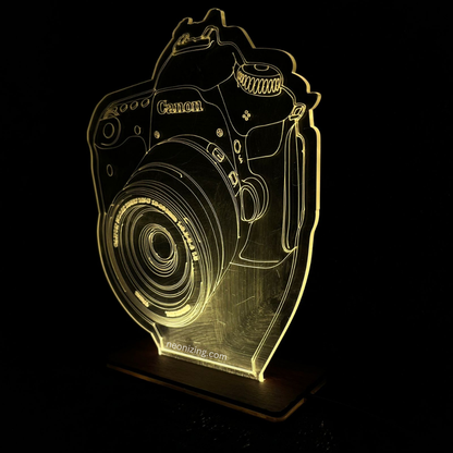3D Camera LED Lamp - Capture Light in Style