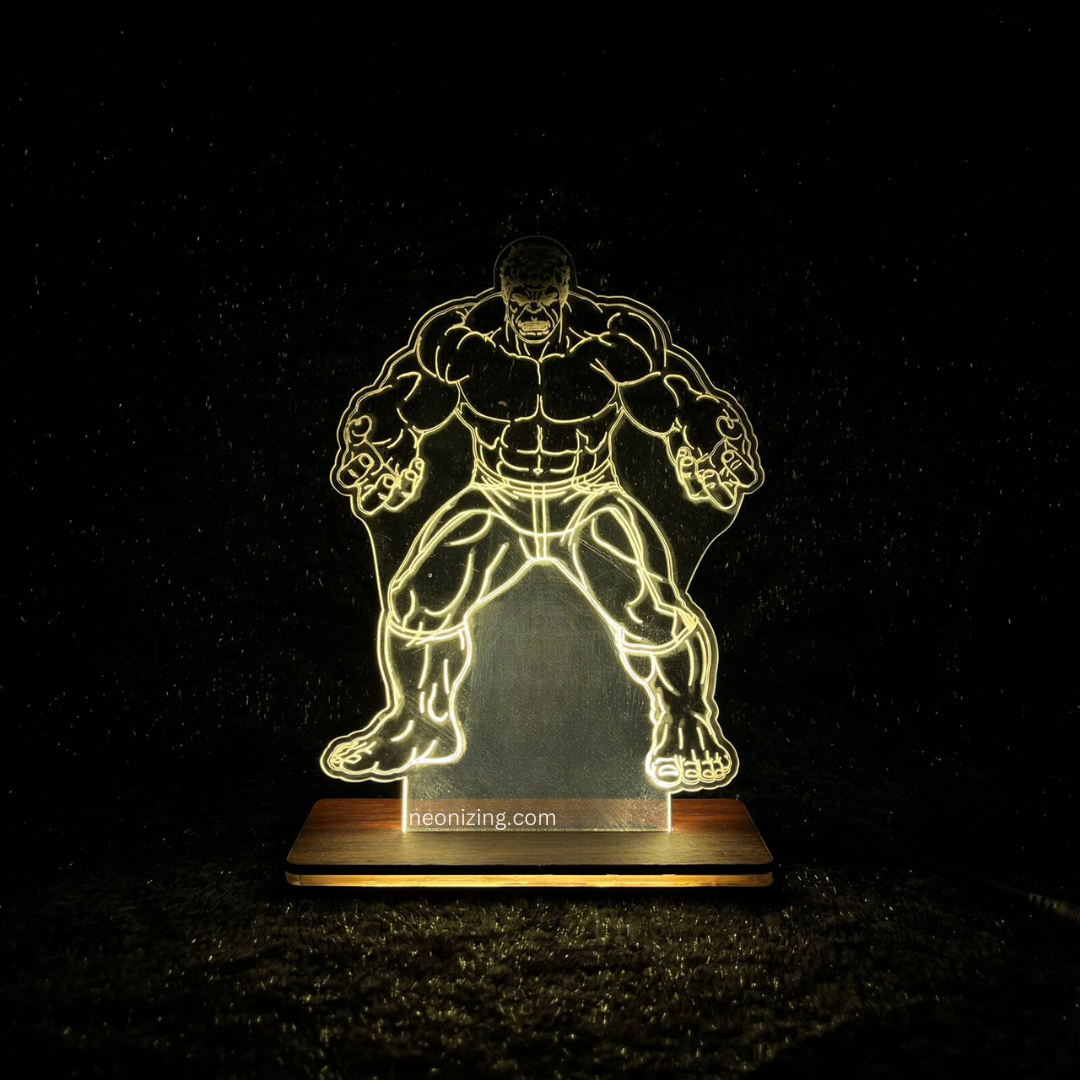 Hulk LED Table Lamp - Smash the Darkness