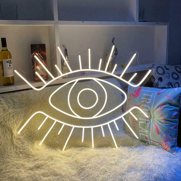 Evil Eye Neon Sign - Ward Off Negativity with Radiant Protection!