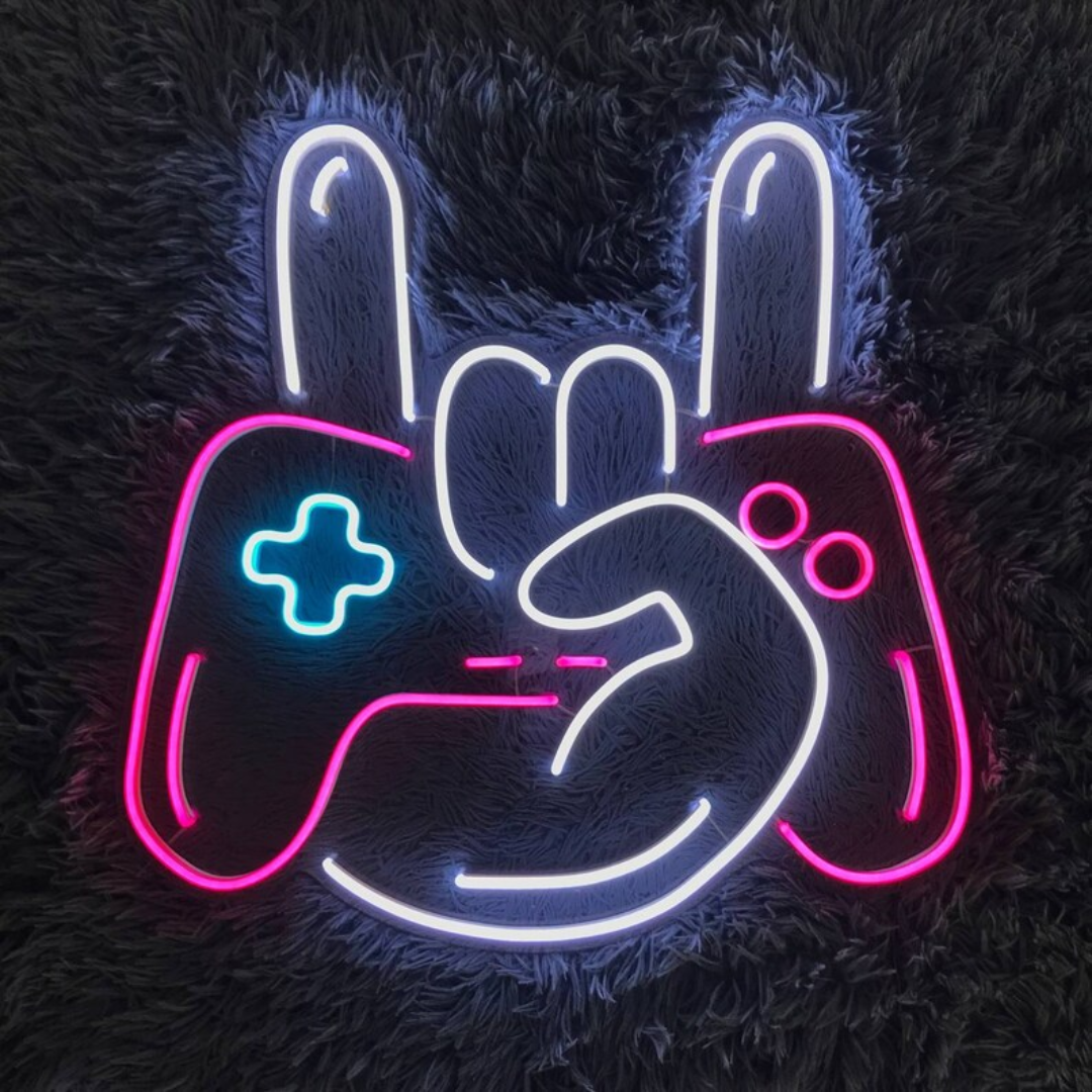 Gaming Console Neon - Elevate Your Gaming Setup