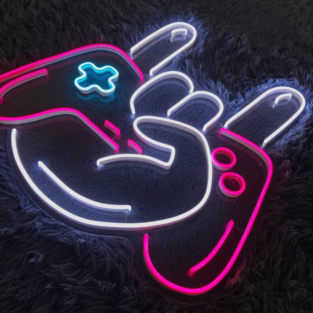 Gaming Console Neon - Elevate Your Gaming Setup