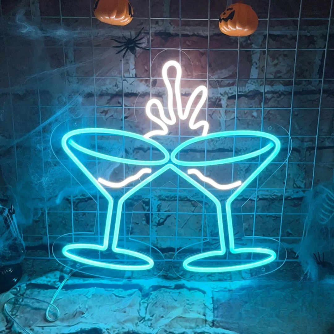 Cheers in Lights - Toast to Brilliance with Cheers Glass Neon!
