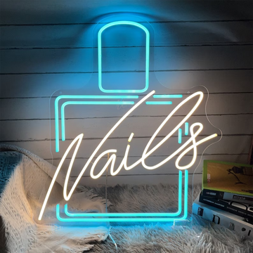 Nail Polish Neon Sign - Elegance in Neon