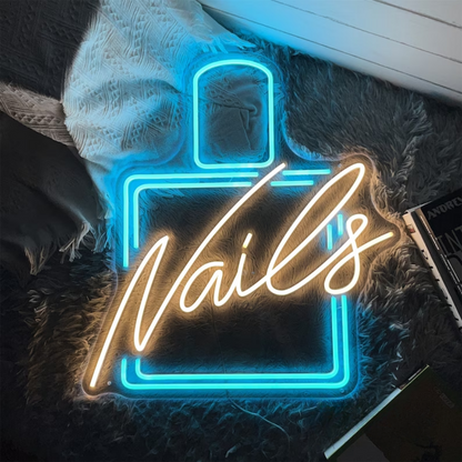 Nail Polish Neon Sign - Elegance in Neon