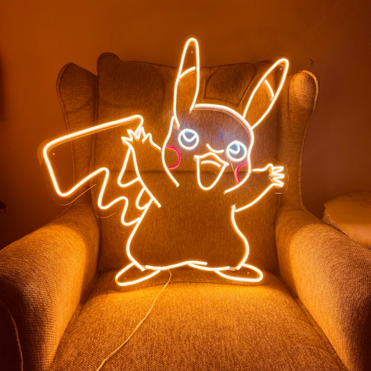 Pikachu Neon Sign - Radiant Electric Charm