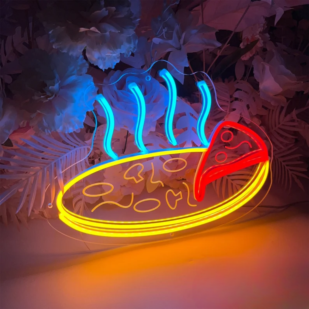 Pizza Neon Sign - Glowing Pizzeria Extravaganza