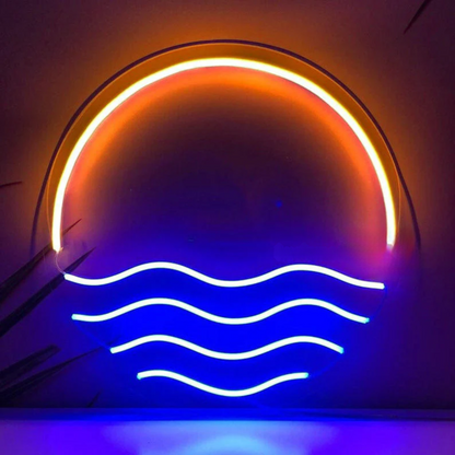 Sunset Neon Sign - Neon Sign for Nature Lovers and Dream Chasers