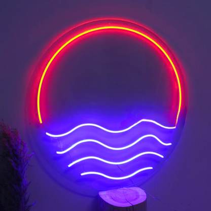 Sunset Neon Sign - Neon Sign for Nature Lovers and Dream Chasers