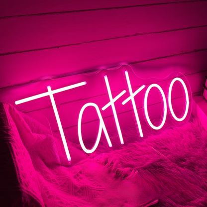 Tattoo Neon Sign - Tattoo Studio Brilliance for Artistic Souls