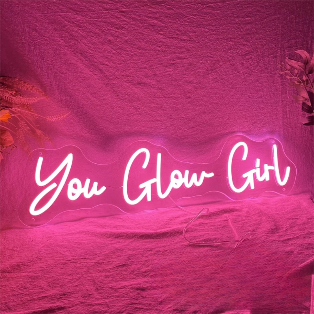 You Glow Girl Neon Sign - Empowerment Illumination