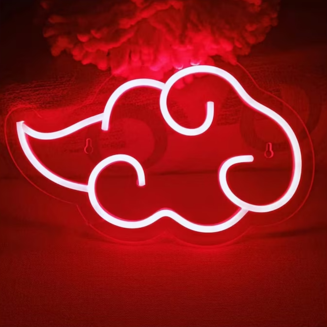 Akatsuki Cloud Neon Sign - Akatsuki's Whimsical Darkness