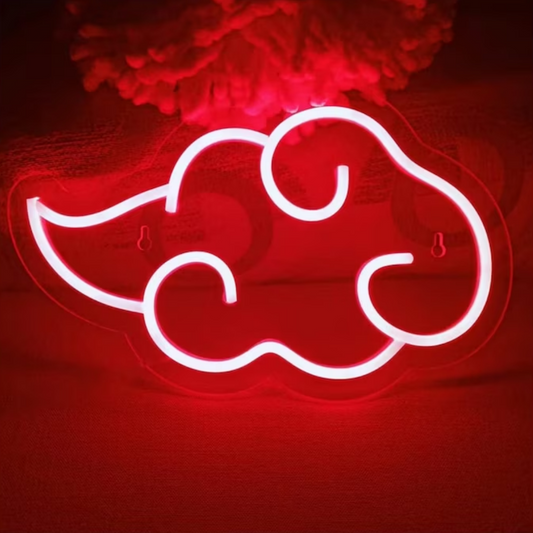 Akatsuki Cloud Neon Sign - Akatsuki's Whimsical Darkness
