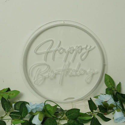 Happy Birthday Neon Sign - Personalize Your Celebration in Style