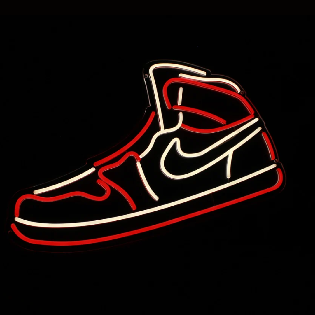 Jordan Shoe Neon Sign - Illuminate Your Sneaker Collection