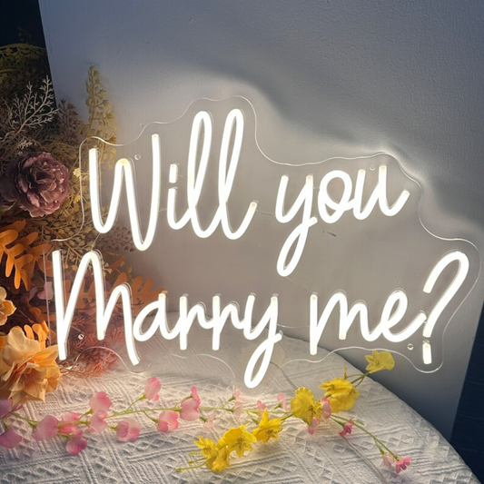 Will You Marry Me? Neon Sign - Propose in Style